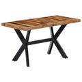 Rustic Industrial Style Solid Sheesham Wood Dining Table K307820
