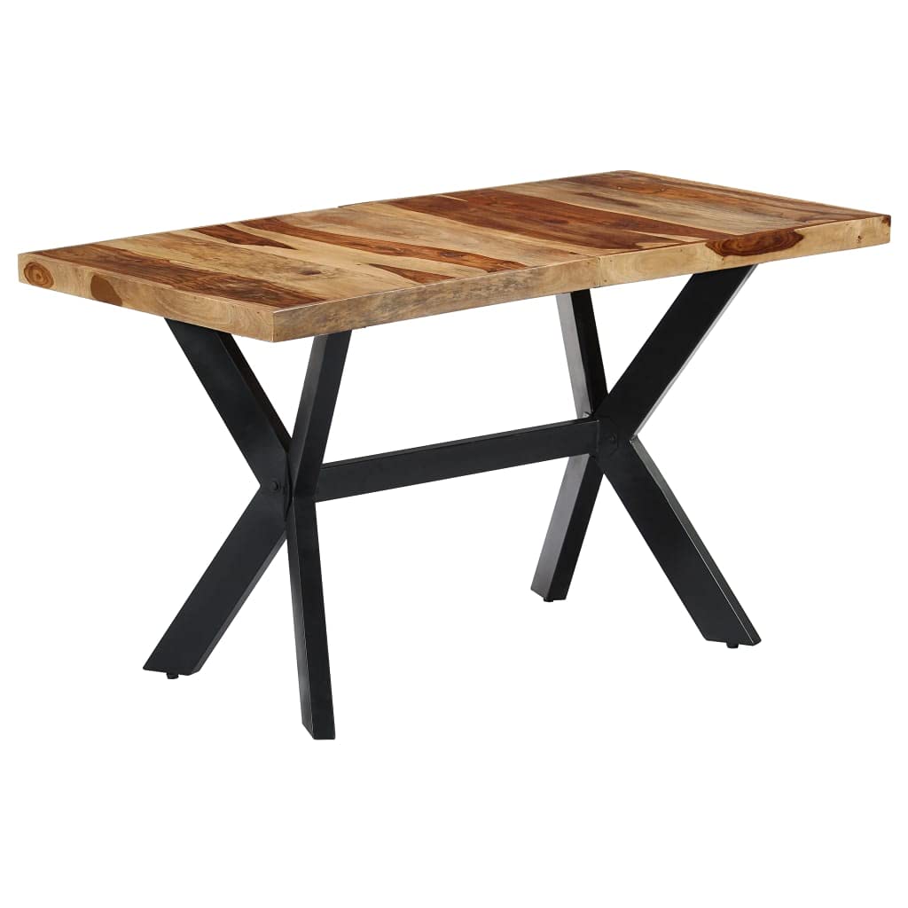 Rustic Industrial Style Solid Sheesham Wood Dining Table K307820