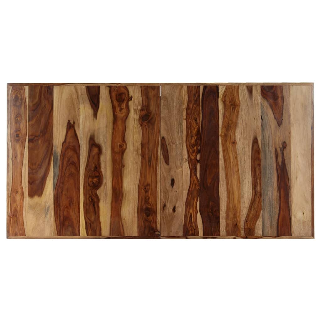 Rustic Industrial Style Solid Sheesham Wood Dining Table K307820