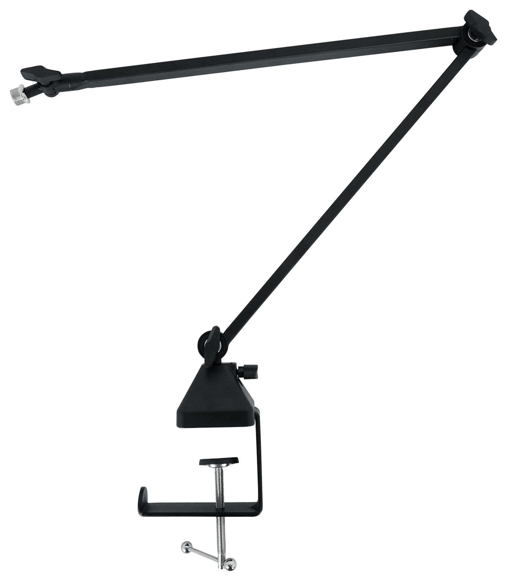 Front-Addressed Broadcast Podcast Microphone with Boom Arm and Desk Clamp L47565
