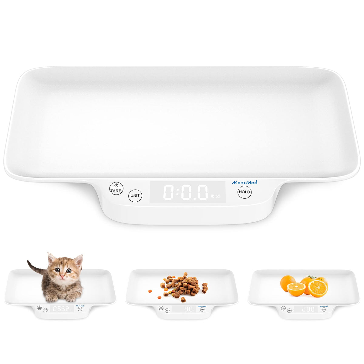 Portable Digital Pet Scale with Hold & Tare Function Q755393