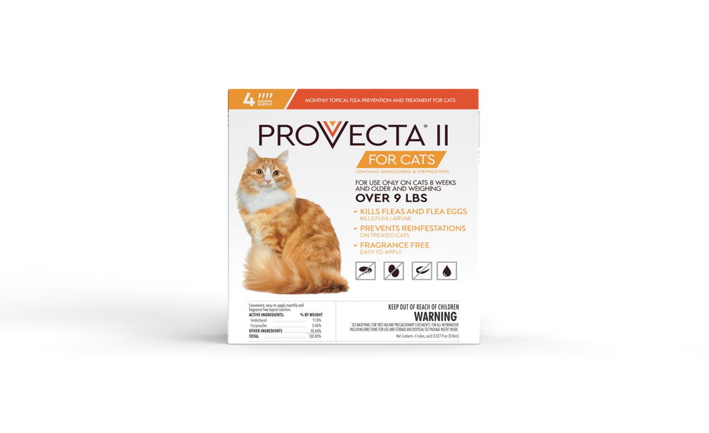 Flea Treatment for Large Cats Over 9 lbs, 4-Month Supply S884703
