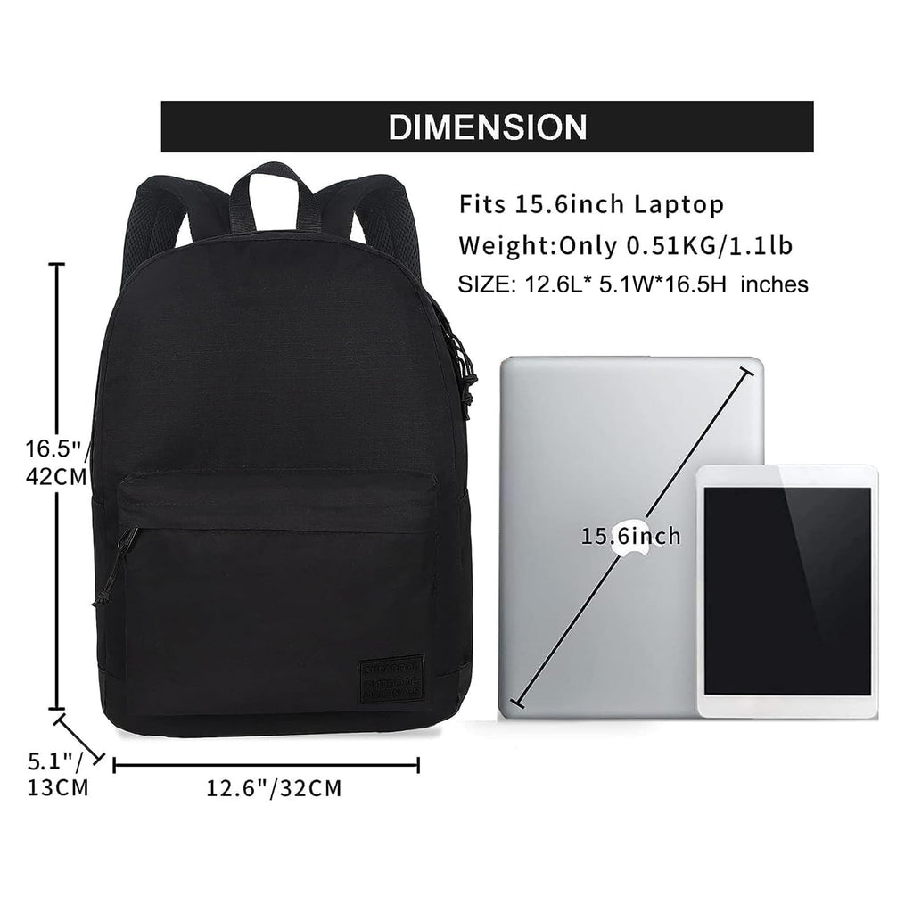 Black Laptop Backpack C44125