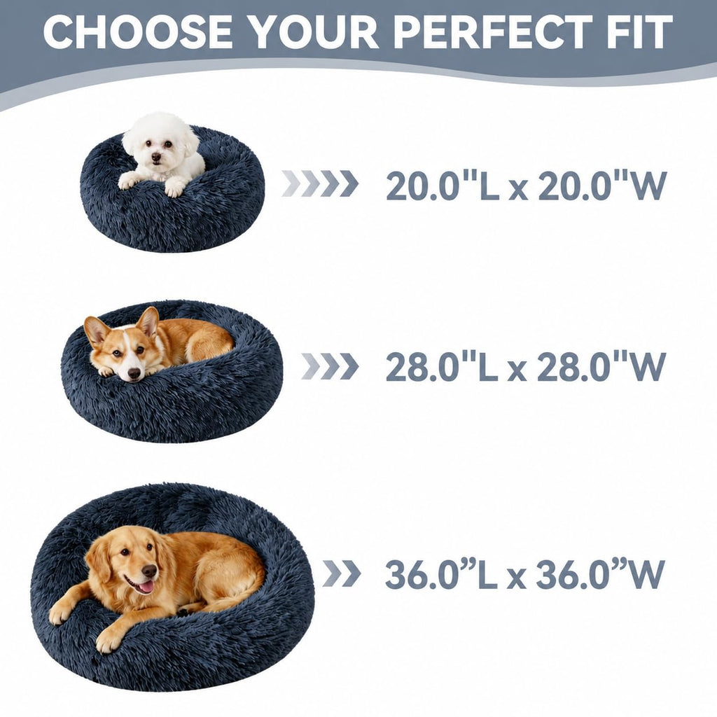 Washable 20" Donut Cat Bed Y2764