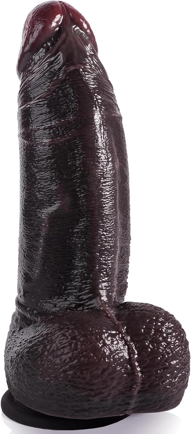 6 Inch Black Curved Dildo with Suction Cup S795690
