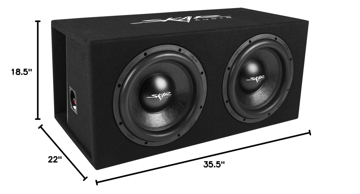 Dual 12" 3200W Vented Subwoofer Enclosure U215