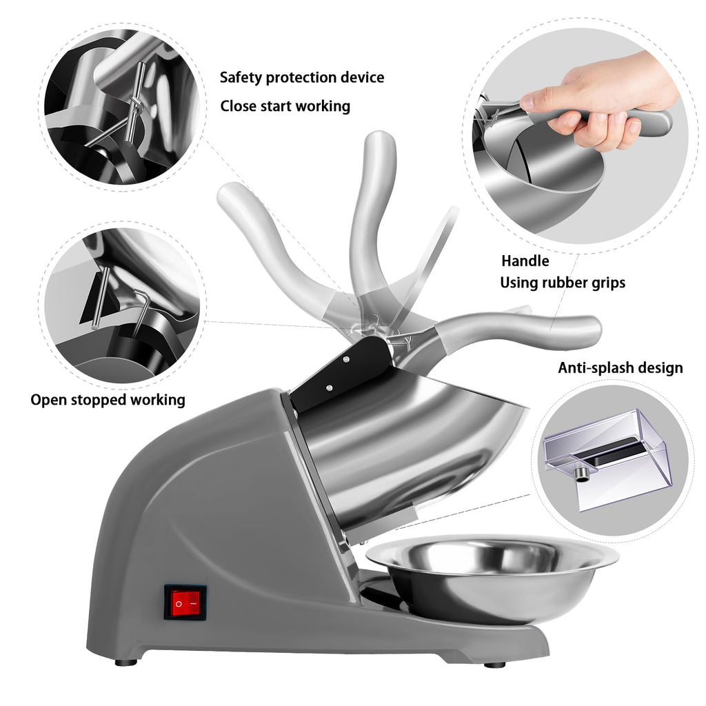 Ice Shaver Machine with Ice Tray T718701