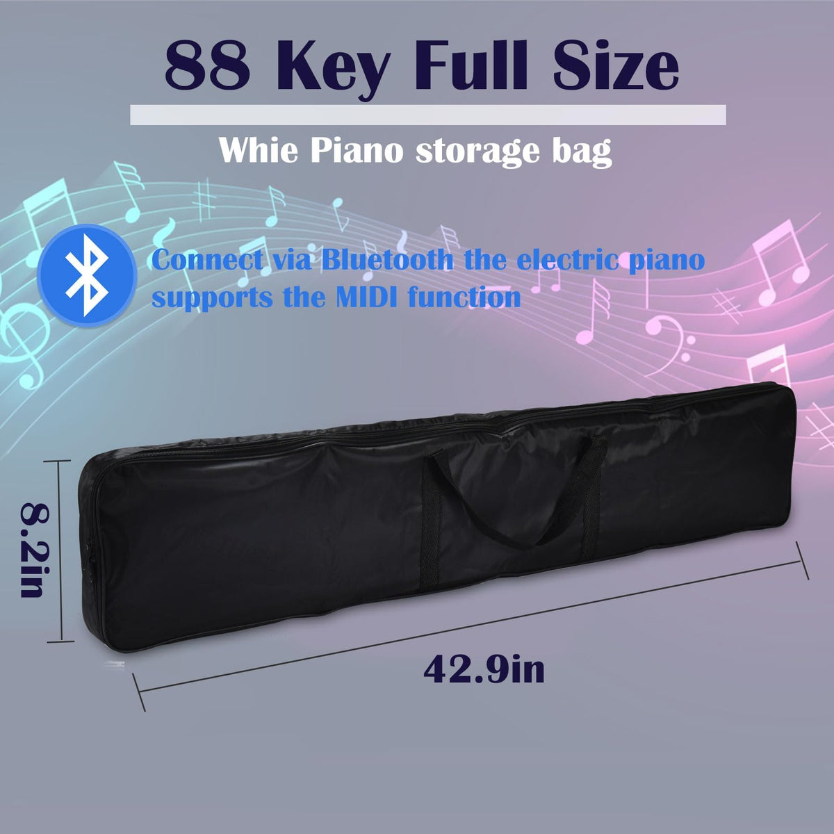 88 Key Semi Weighted Digital Piano with Stand U340198