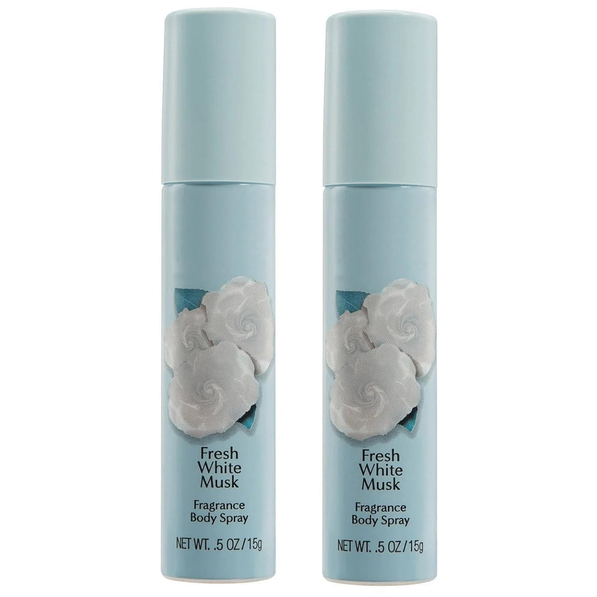 Fresh White Musk Body Spray 0.5 Fl Oz Pack of 2 C581