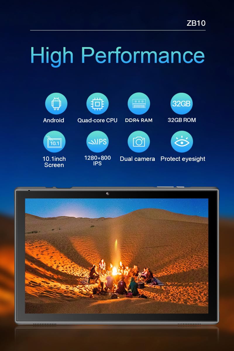 10 inch Android Tablet 8GB RAM 32GB ROM Gray S232924