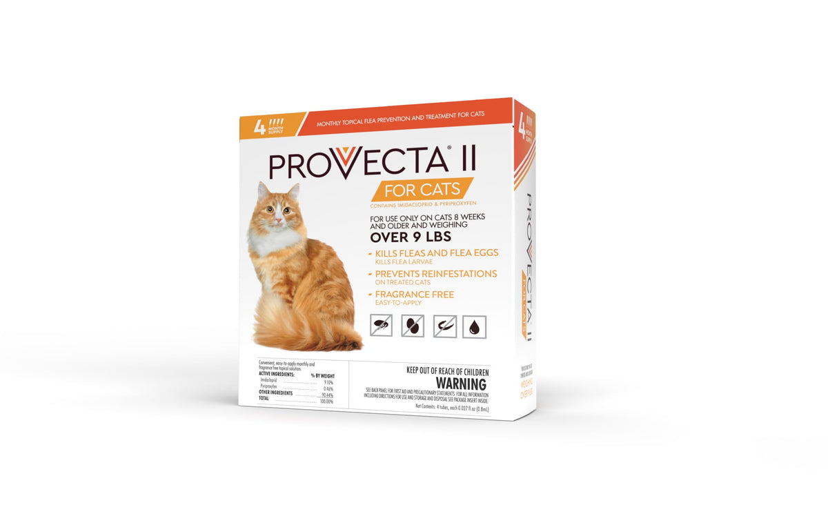 Flea Treatment for Large Cats Over 9 lbs, 4-Month Supply S884703