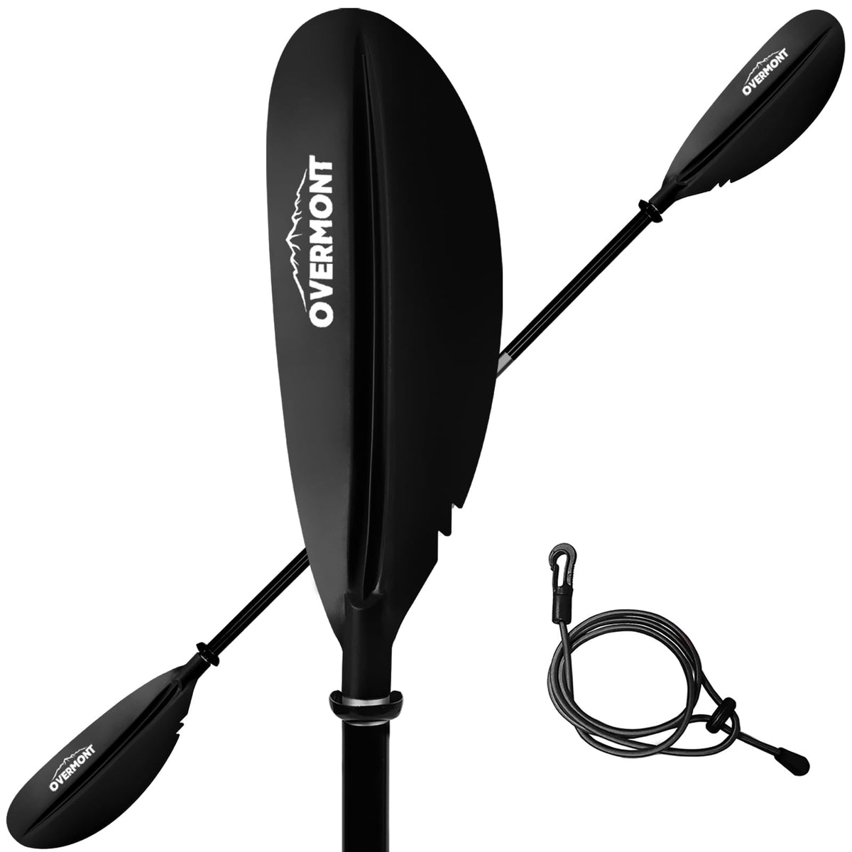 Heavy Duty Aluminum Alloy Kayak Paddles with Leash Y9064