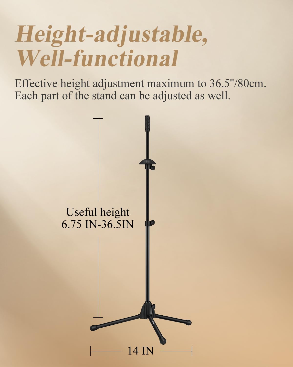 Adjustable Tenor Bass Trombone Stand with Bag G56660