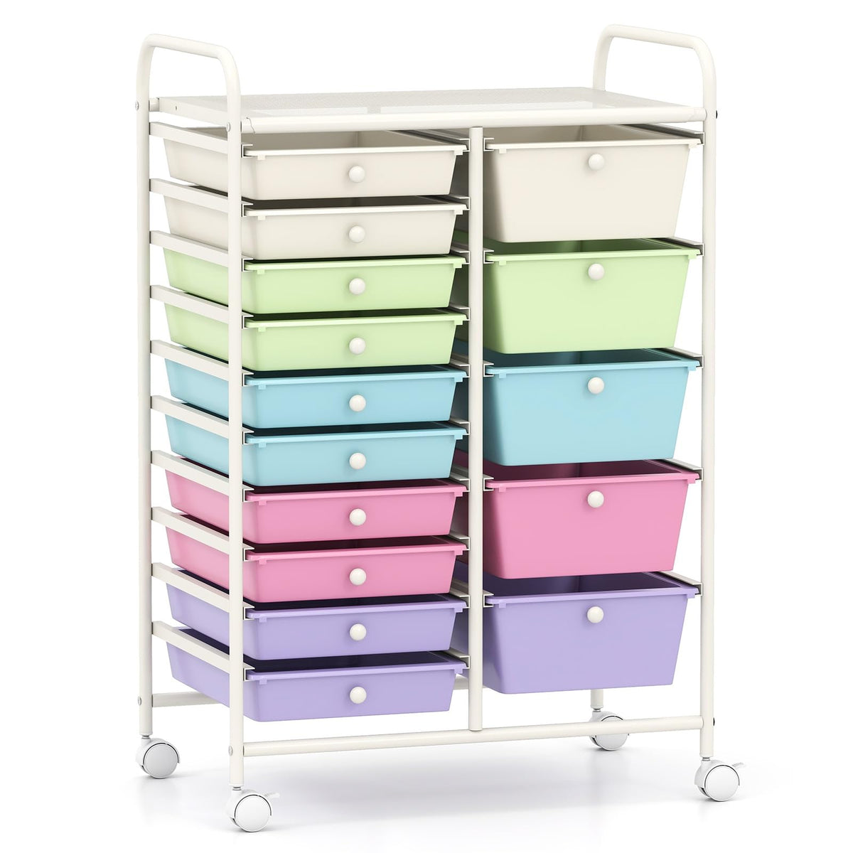15 Drawer Rolling Storage Cart L772