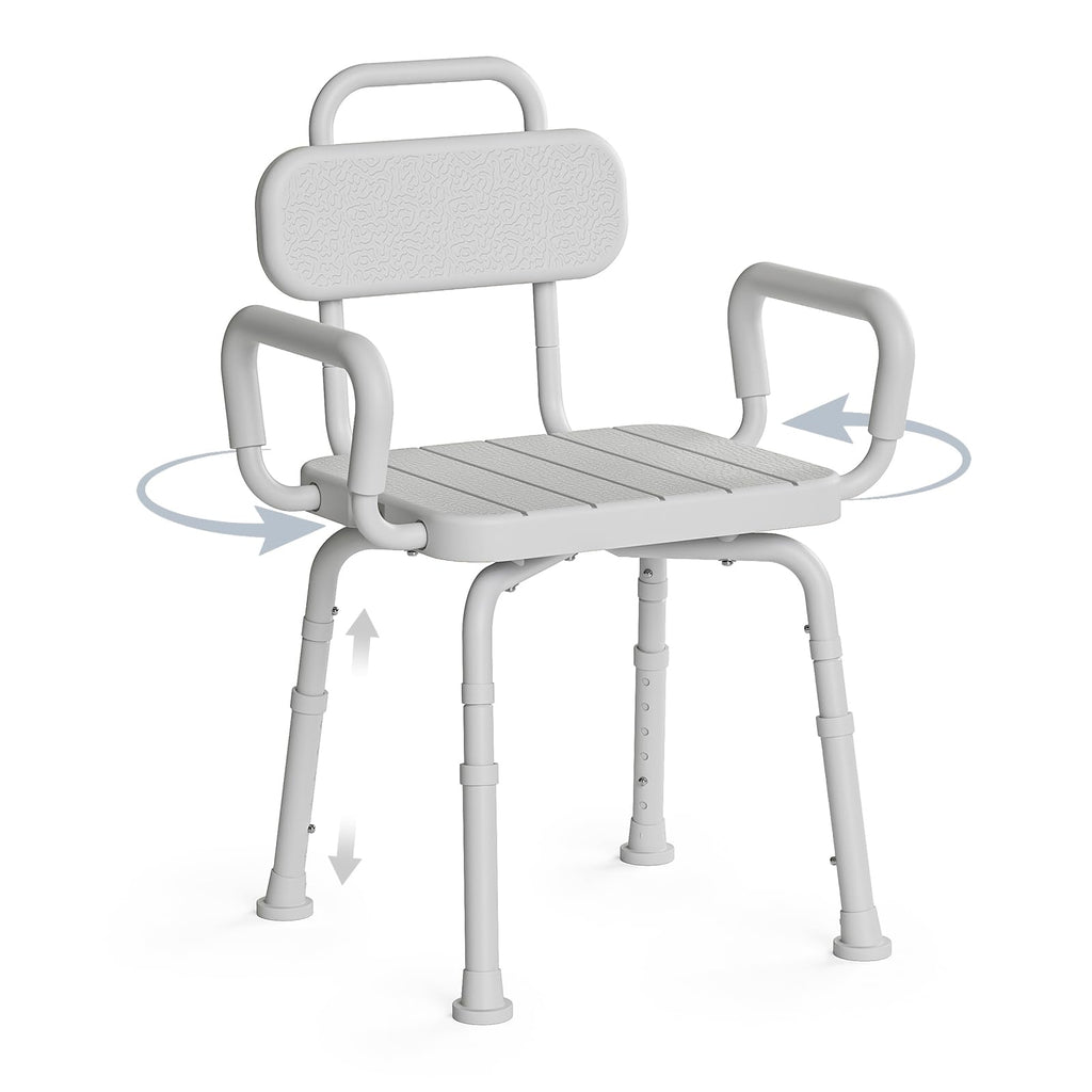 Swivel Shower Chair with Back and Arm G699719
