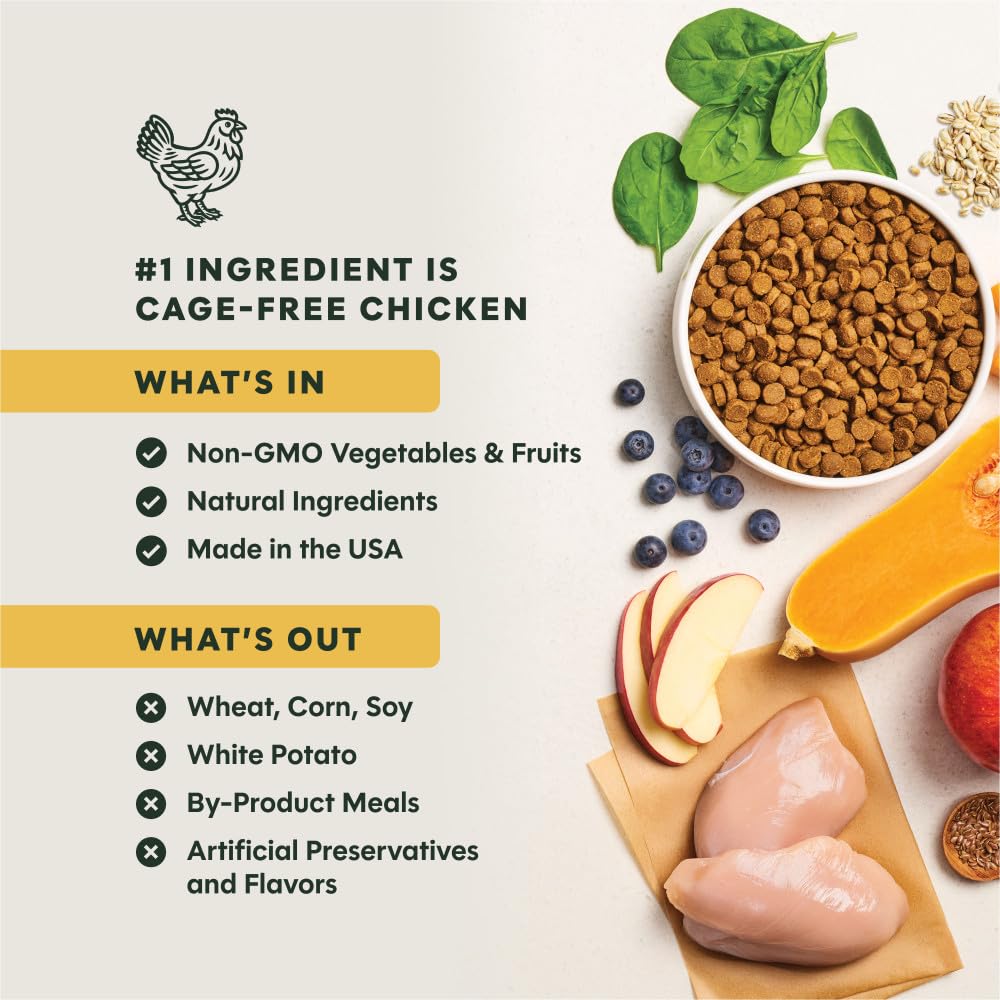 Whole Grain Chicken & Brown Rice Dry Dog Food 25 lb S3494