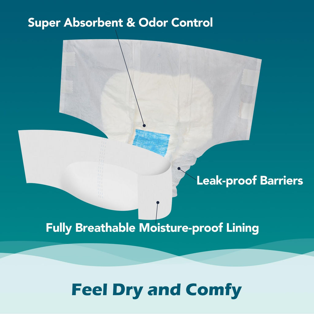 Adult Diapers L 15 Count & Overnight Adult Diapers L 12 Count S969