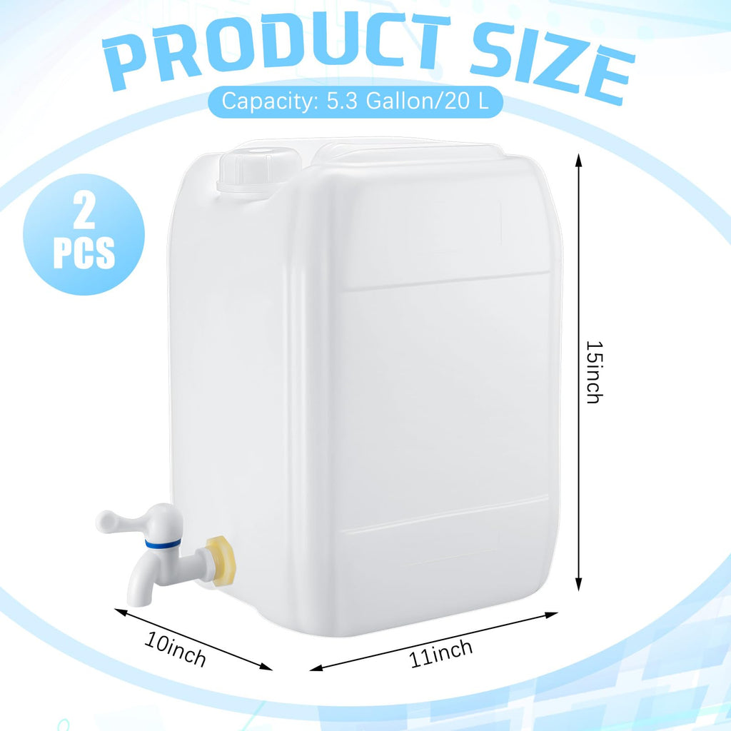 5.3 Gallon Plastic Water Dispenser with Spigot H2898