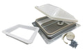 Non Powered RV Roof Vent White Lid V363