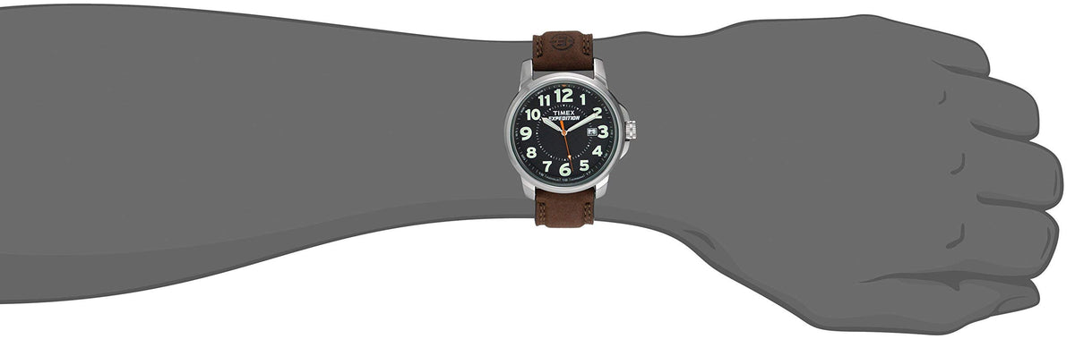 40mm Analog Watch with Luminous Hands and 50M Water Resistance Q7865