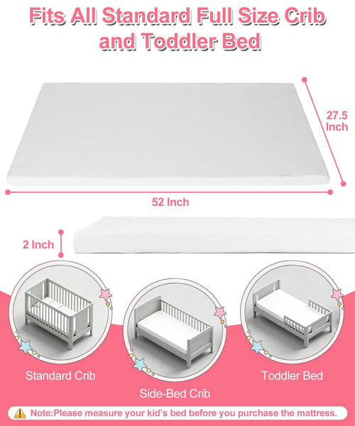 2'' Full Size Crib Mattress I6632