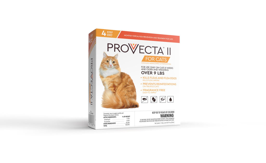 Flea Treatment for Large Cats Over 9 lbs, 4-Month Supply S884703