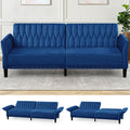 Blue Velvet Sofa Bed M3800
