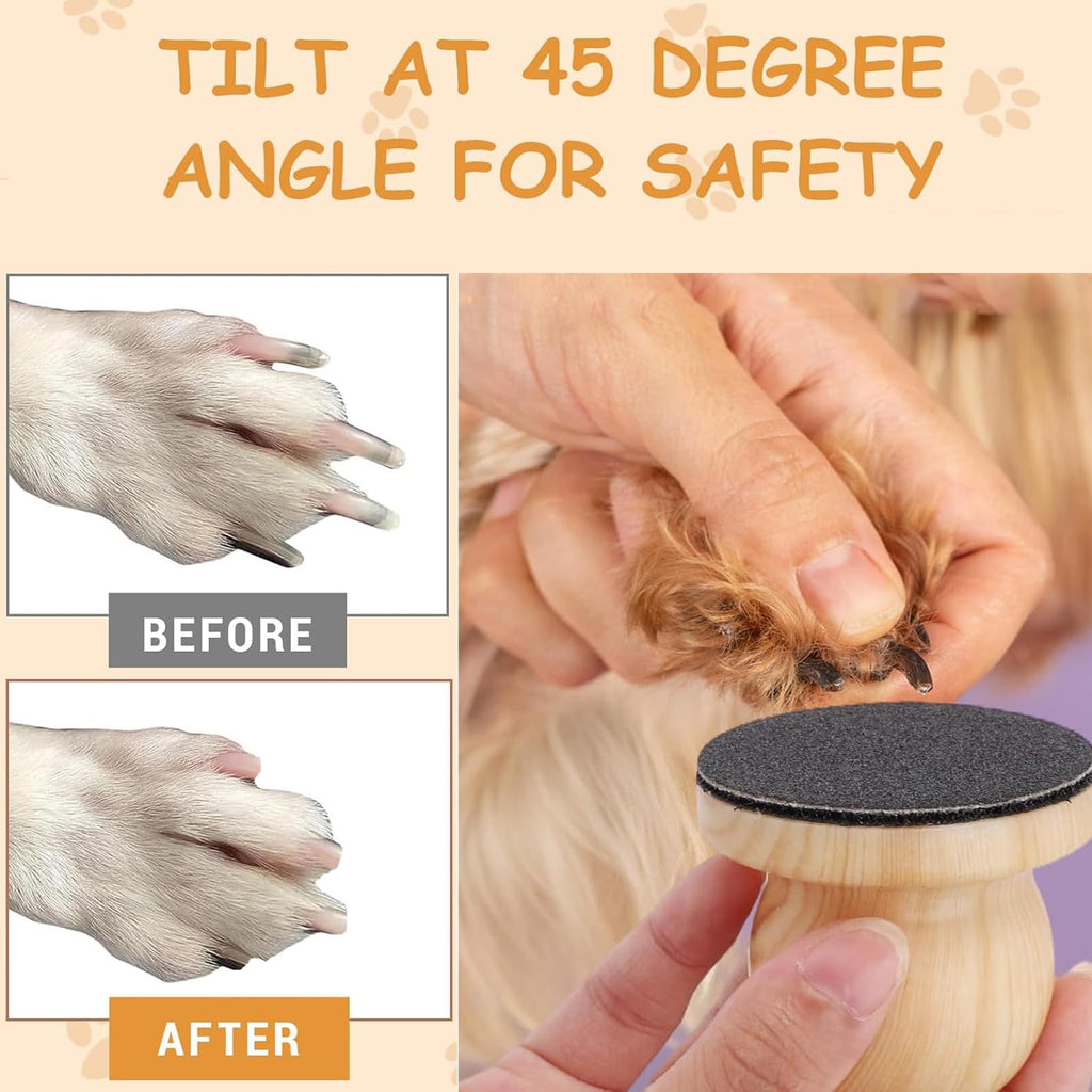 Dog Nail File with 6 Pcs Filing Disc C105