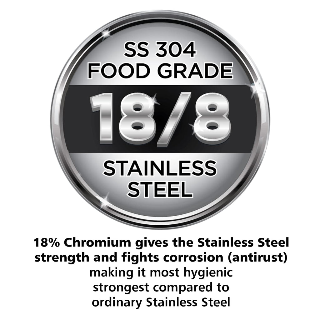 Stainless Steel Pressure Cooker, 2 Liter, Silver H749