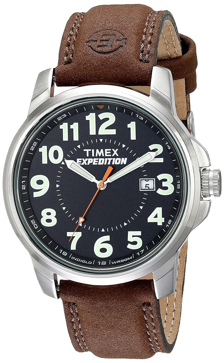 40mm Analog Watch with Luminous Hands and 50M Water Resistance Q7865