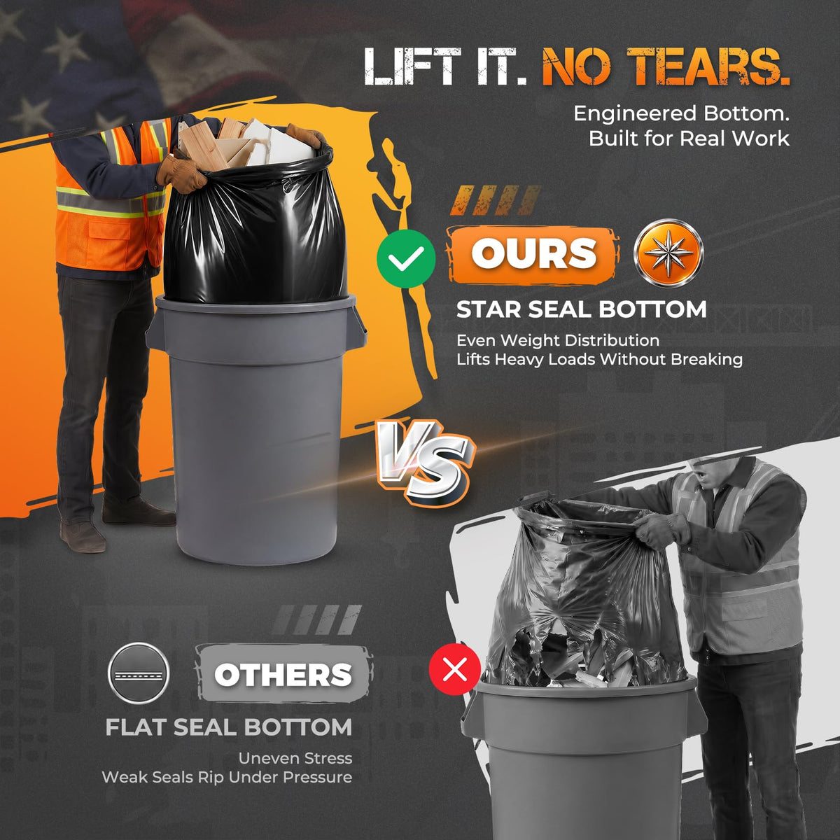 55-60 Gallon 40 Count Trash Bags I25181