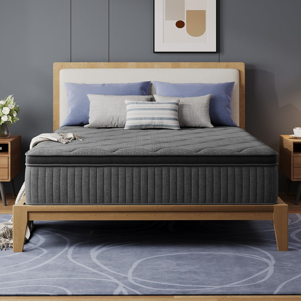 10 Inch Full Size Medium Firm Hybrid Mattress Y28896