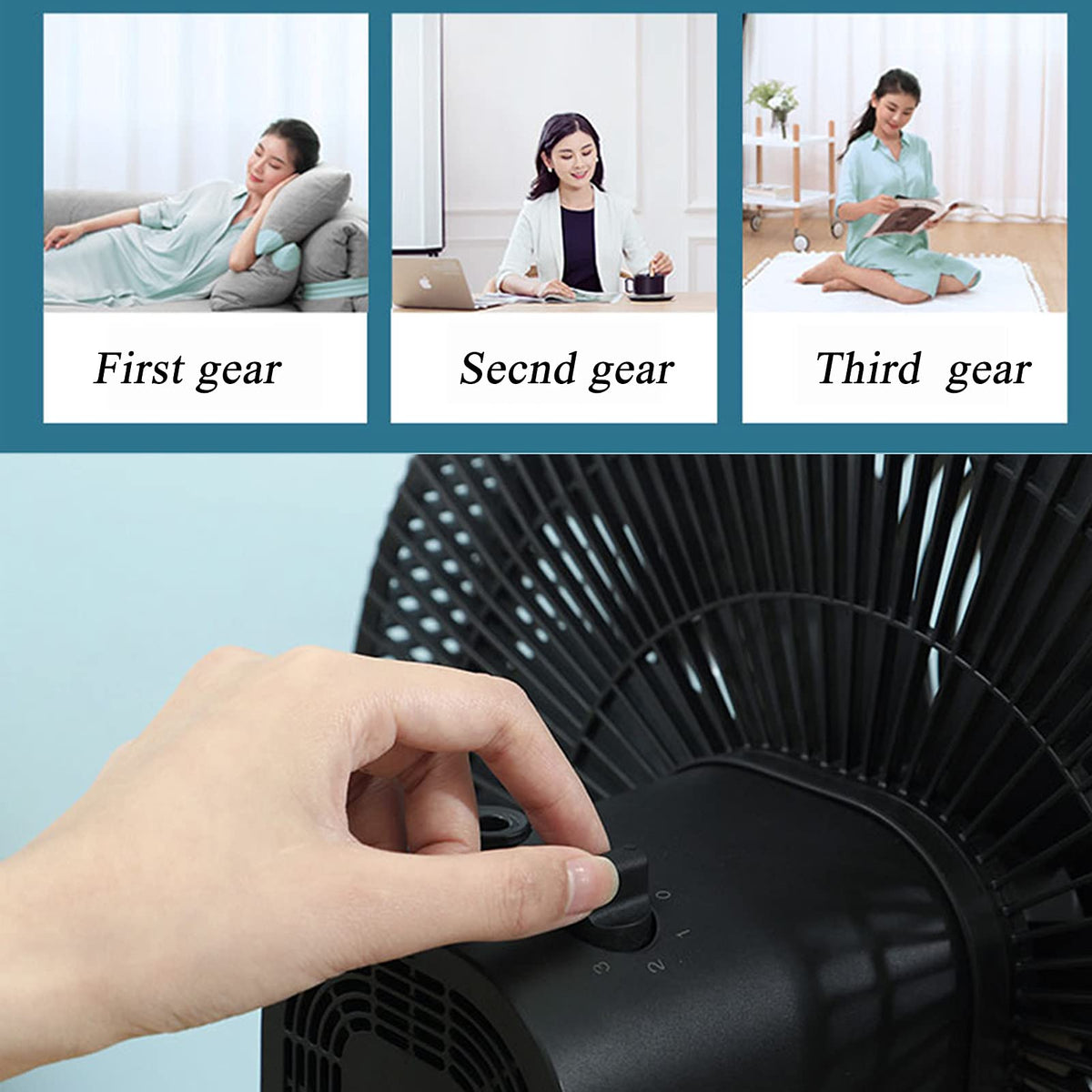 16 Inch Oscillating Pedestal Fan J942824