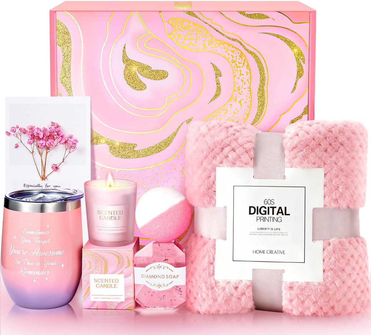 Self Care Gift Set With Blanket P2295