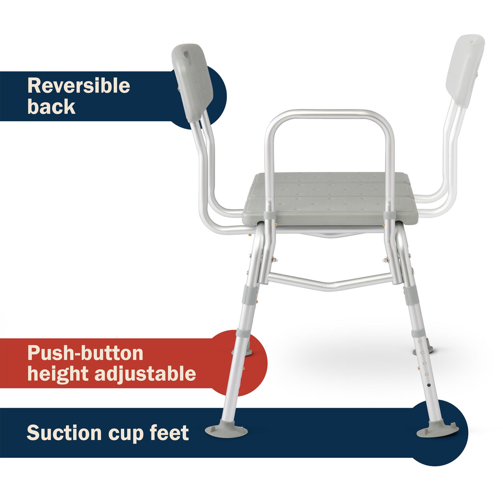 Tub Transfer Bench 400 lb Capacity Bath & Shower Seat L41638