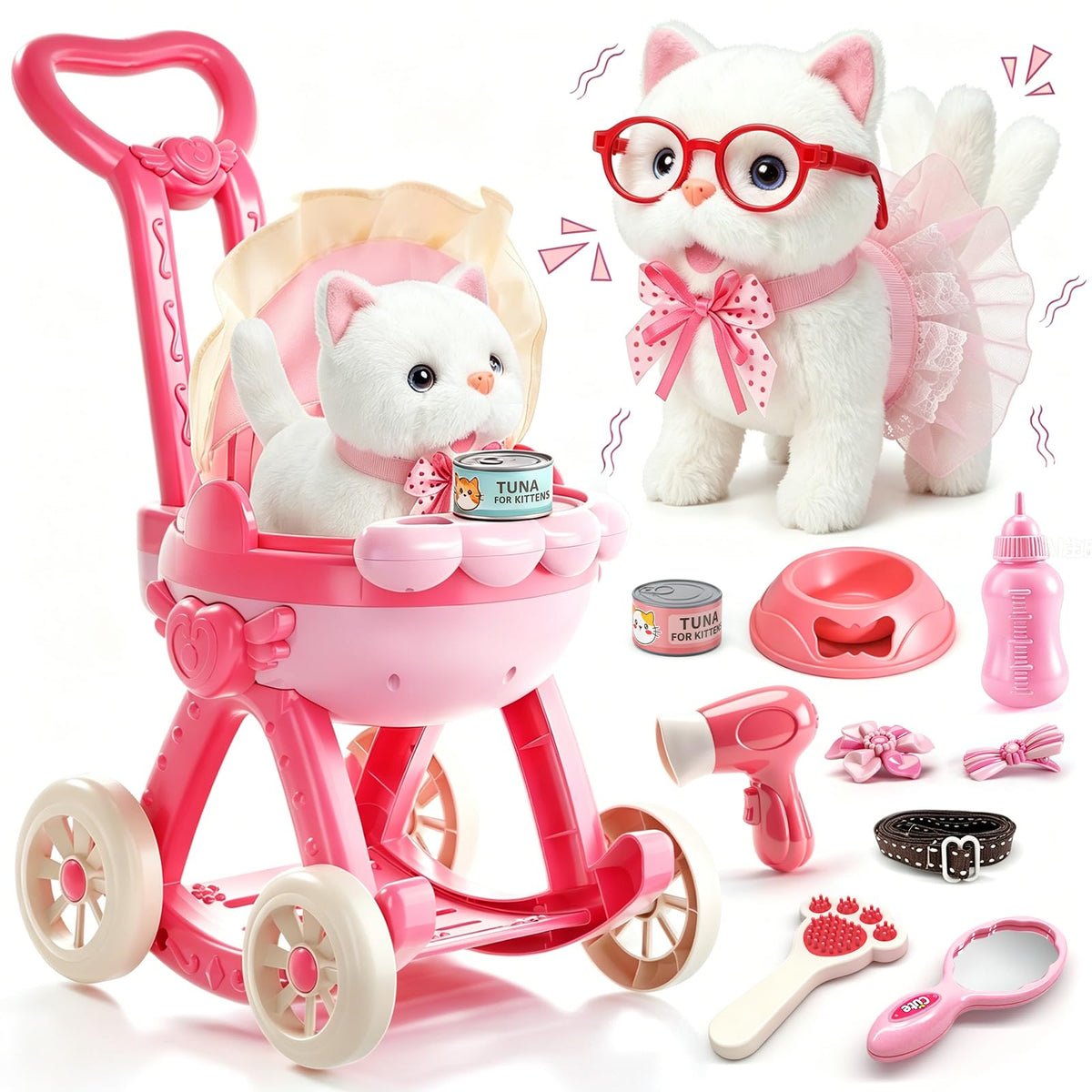 15PCS Cat Toys Playset S33109