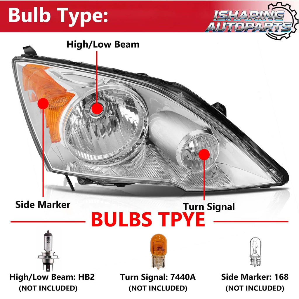Headlights for 2007-2011 Honda CR-V Q6584