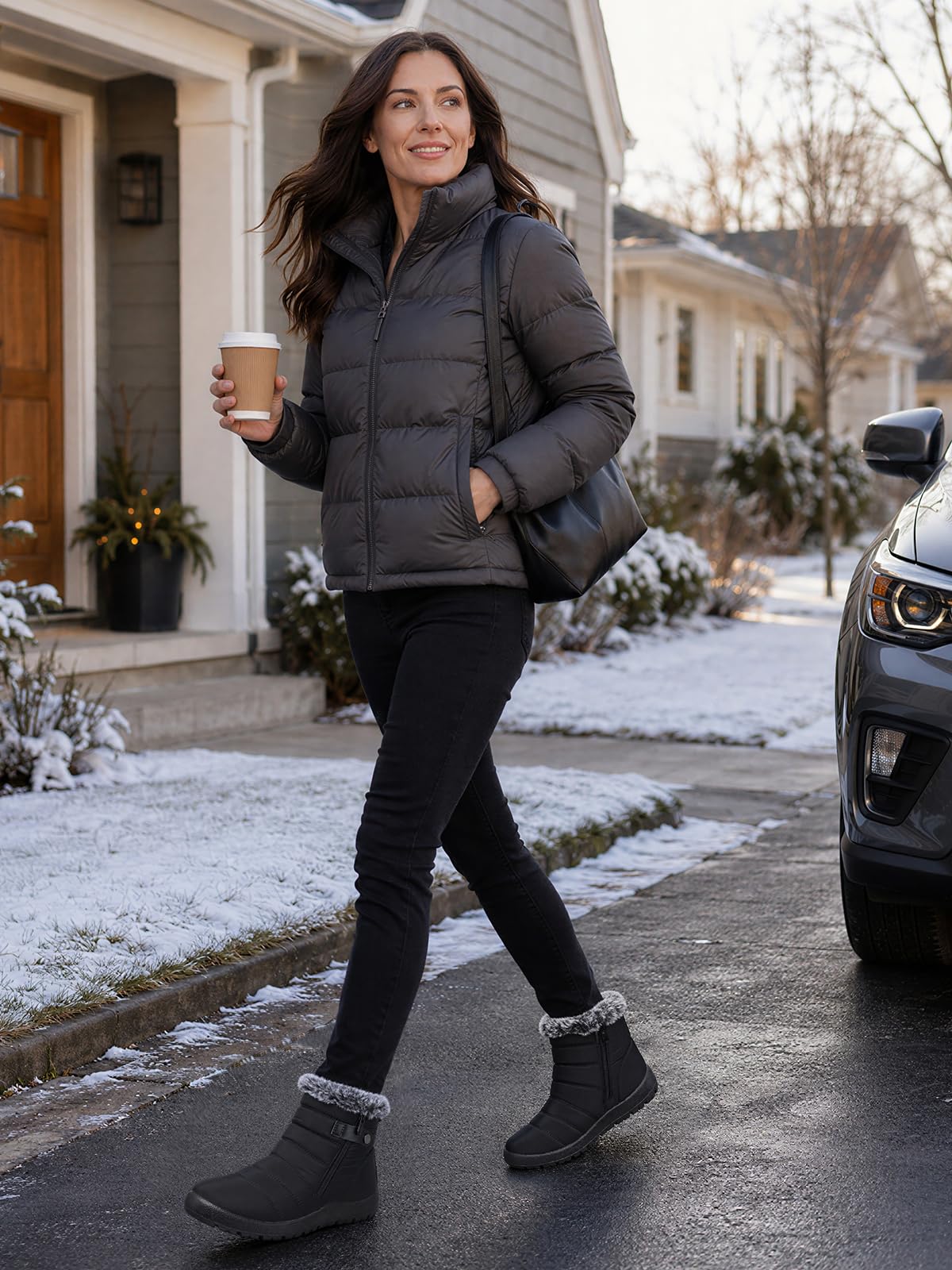 Winter Boots for Women Waterproof Non Slip I328304