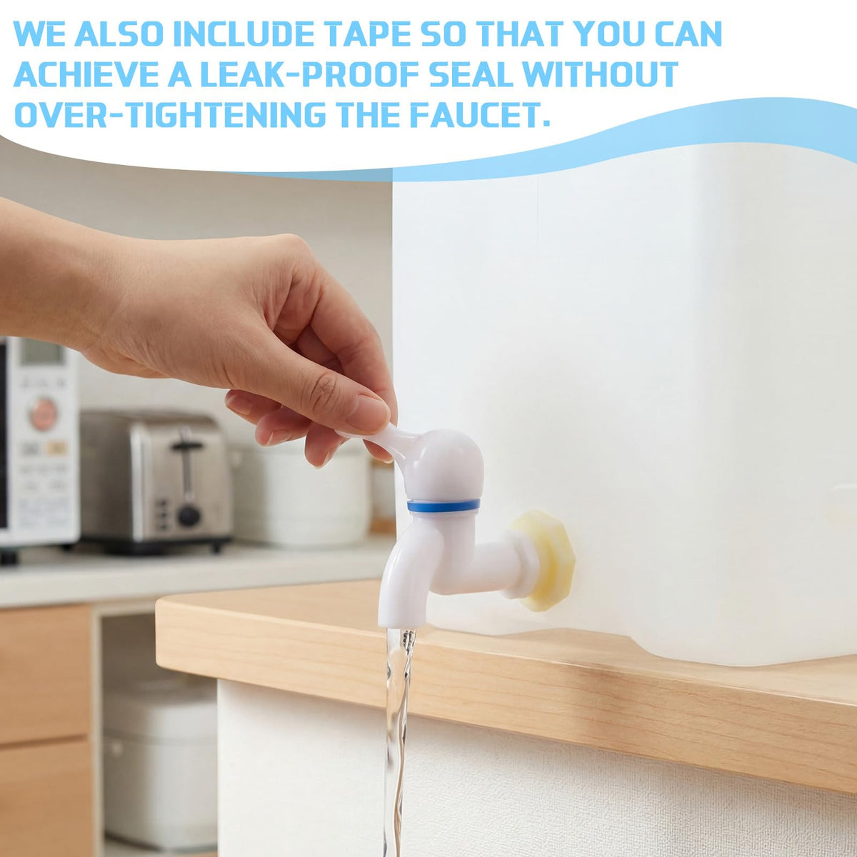 5.3 Gallon Plastic Water Dispenser with Spigot H2898