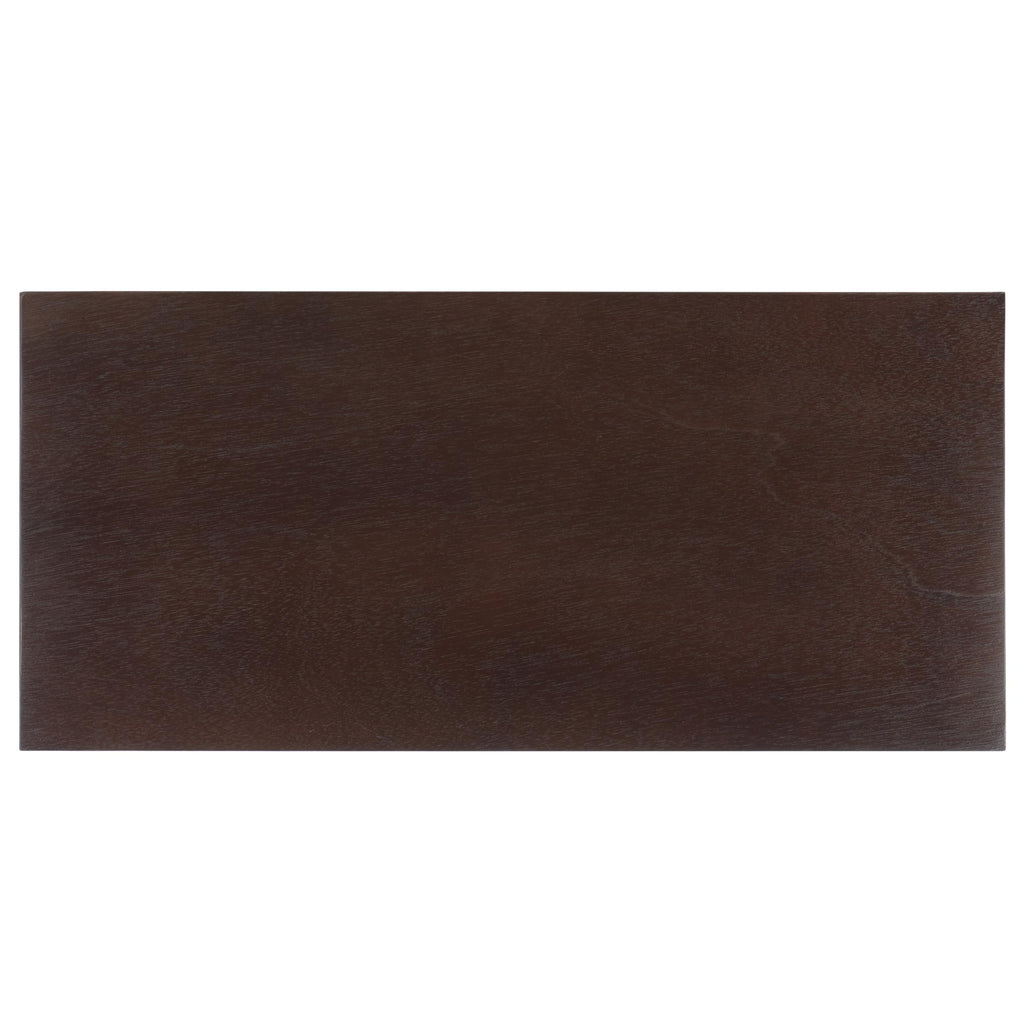 Dark Oak 2-Shelf 1-Drawer Console Table A1472