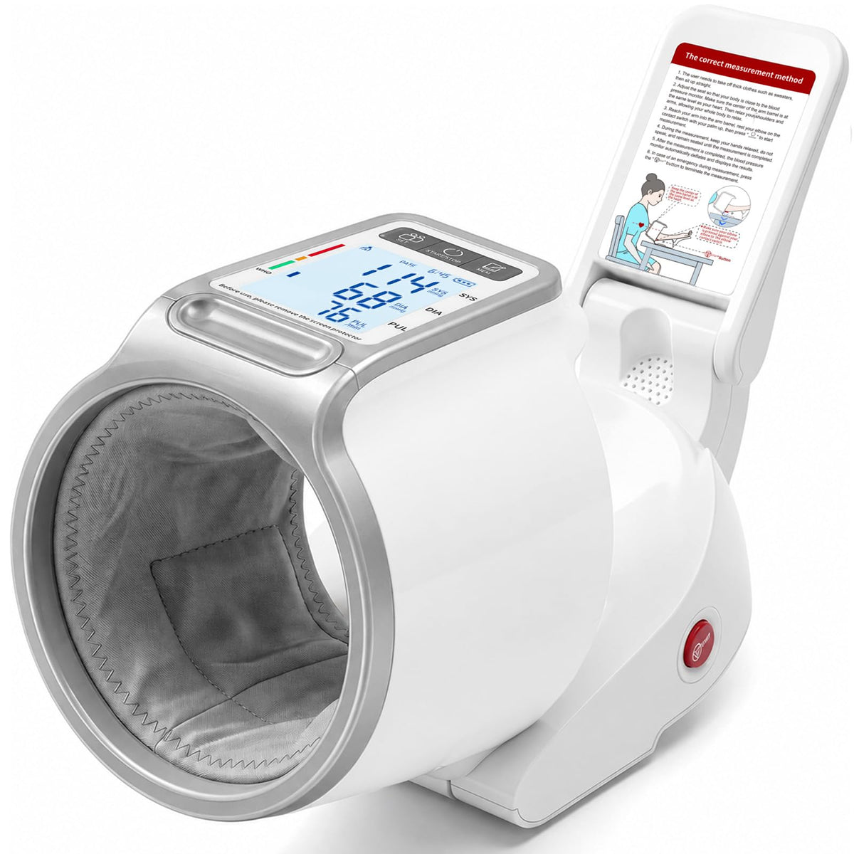 Upper Arm Blood Pressure Monitor with 7.1"-16.5" Cuff T465