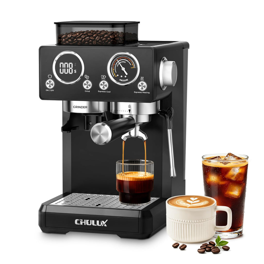 20Bar Espresso Machine with Conical Burr Grinder M1968
