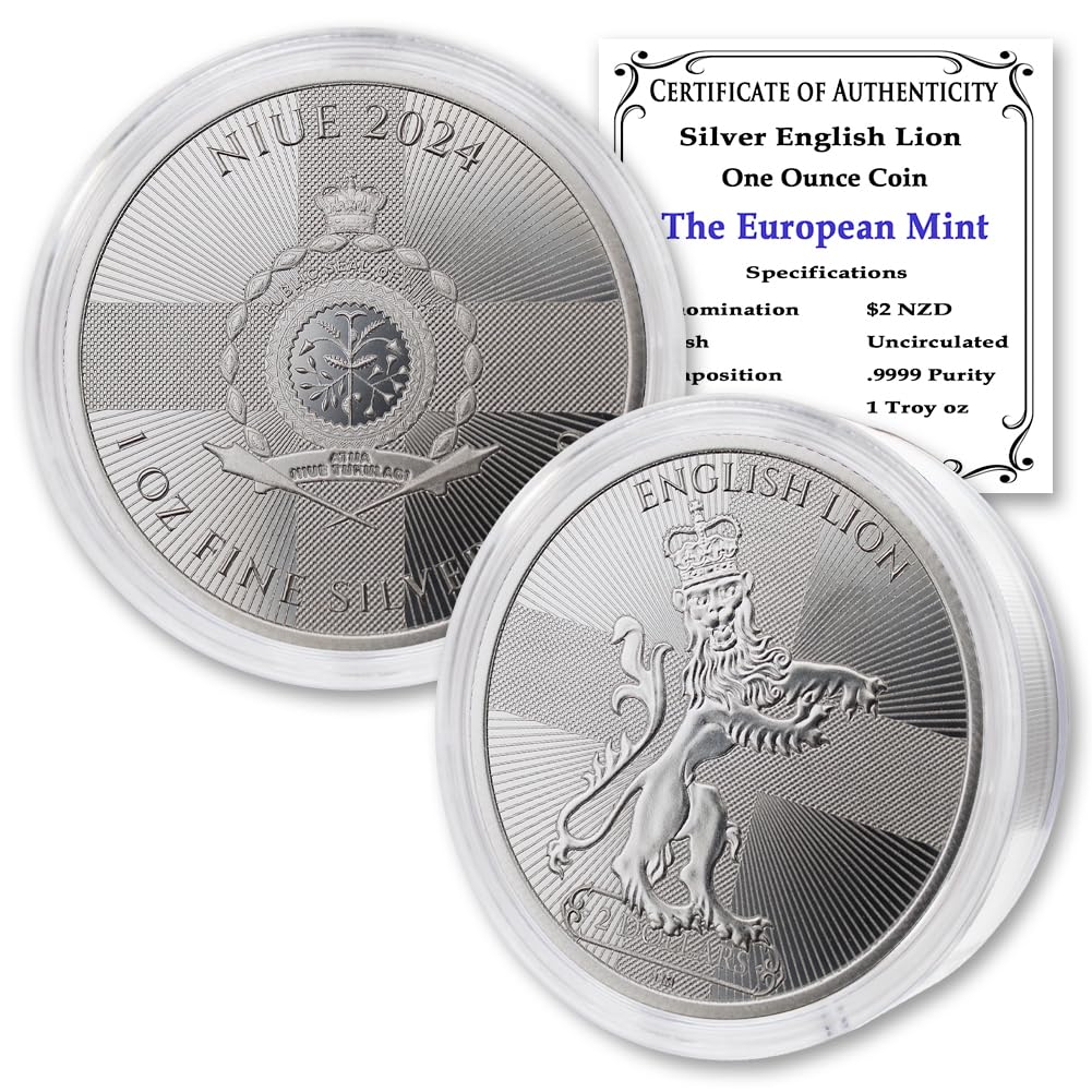 1 oz Silver English Lion Coin B7016