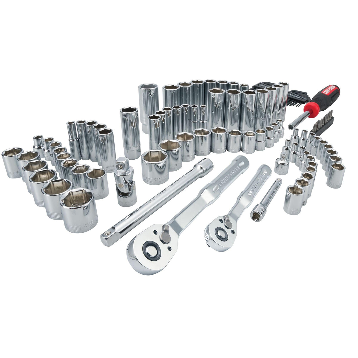 105 Pcs Standard and Metric Mechanics Tool Set with Case N9204