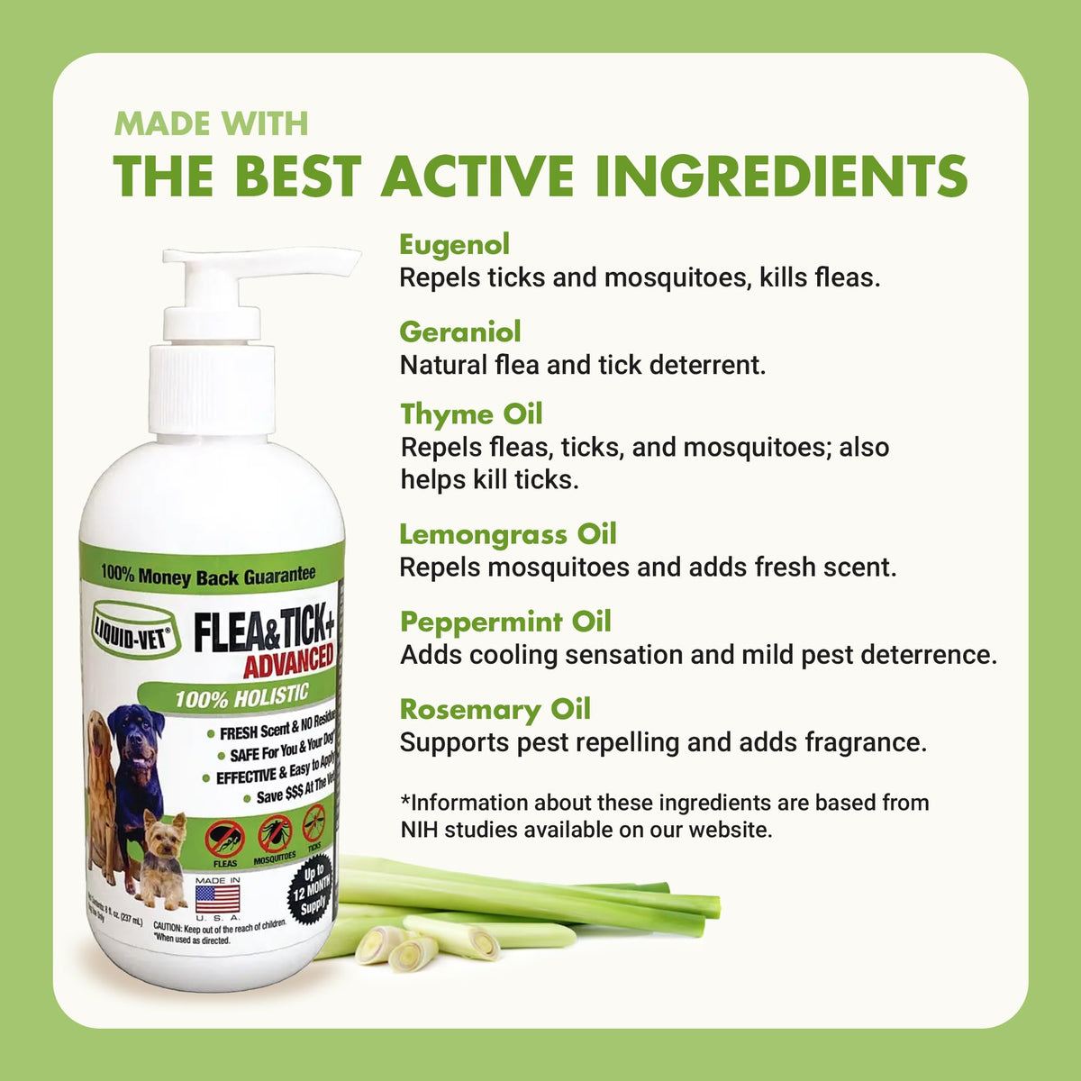 Flea and Tick Topical Treatment 8 oz W287