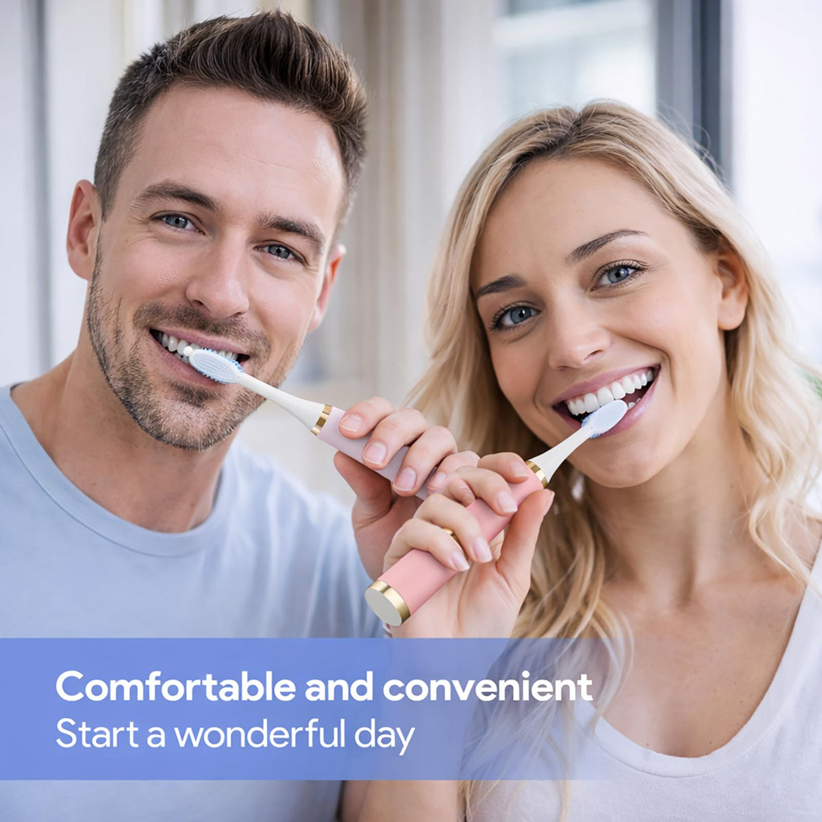 2 Pack Electric Toothbrush with 10 Replacement Brush Head O857577