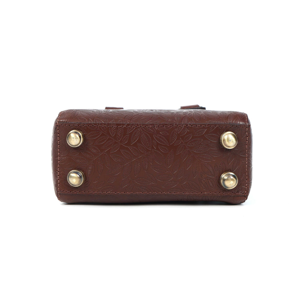 Genuine Leather Mini Tote Crossbody Bag K2308