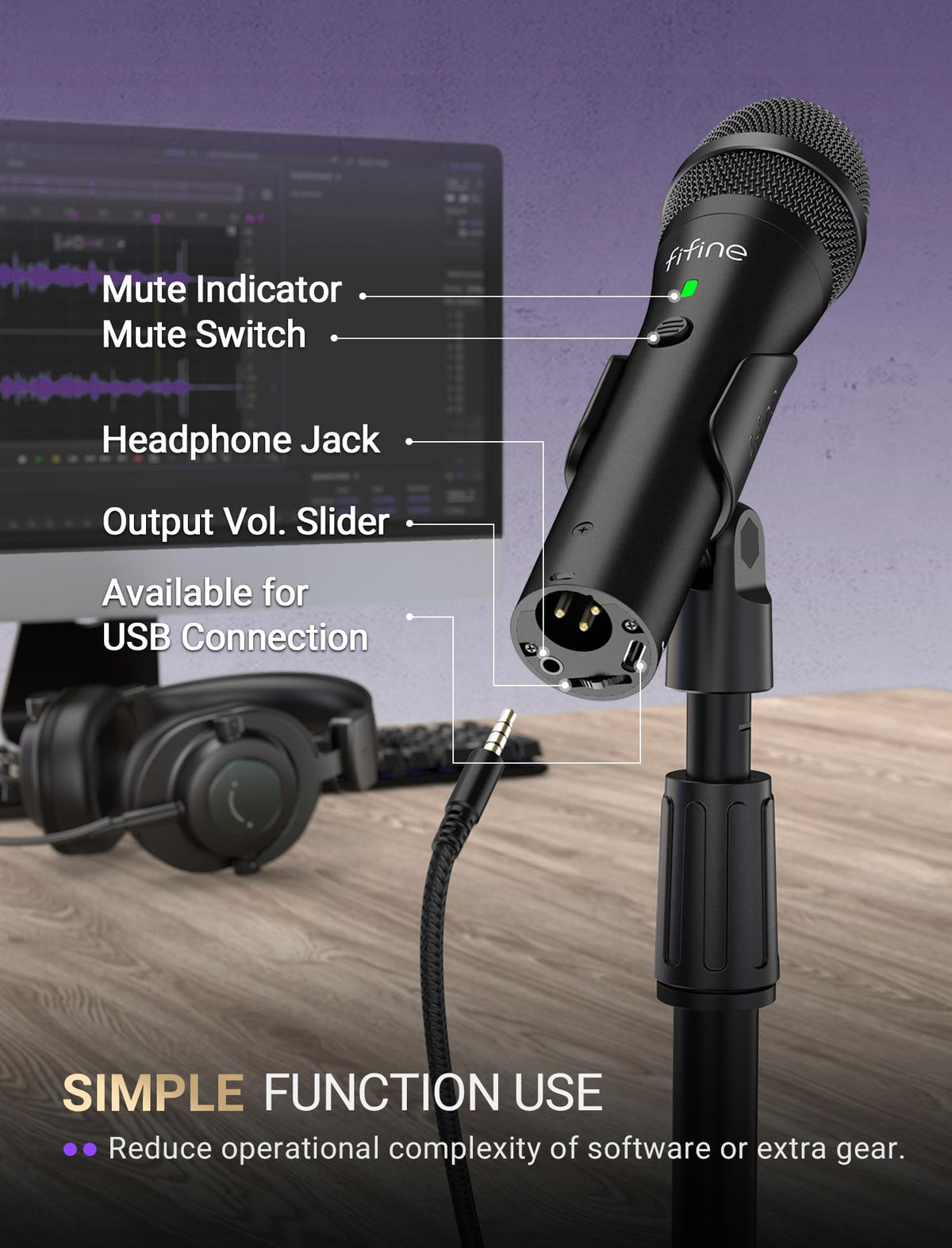 USB/XLR Dynamic Microphone M9020