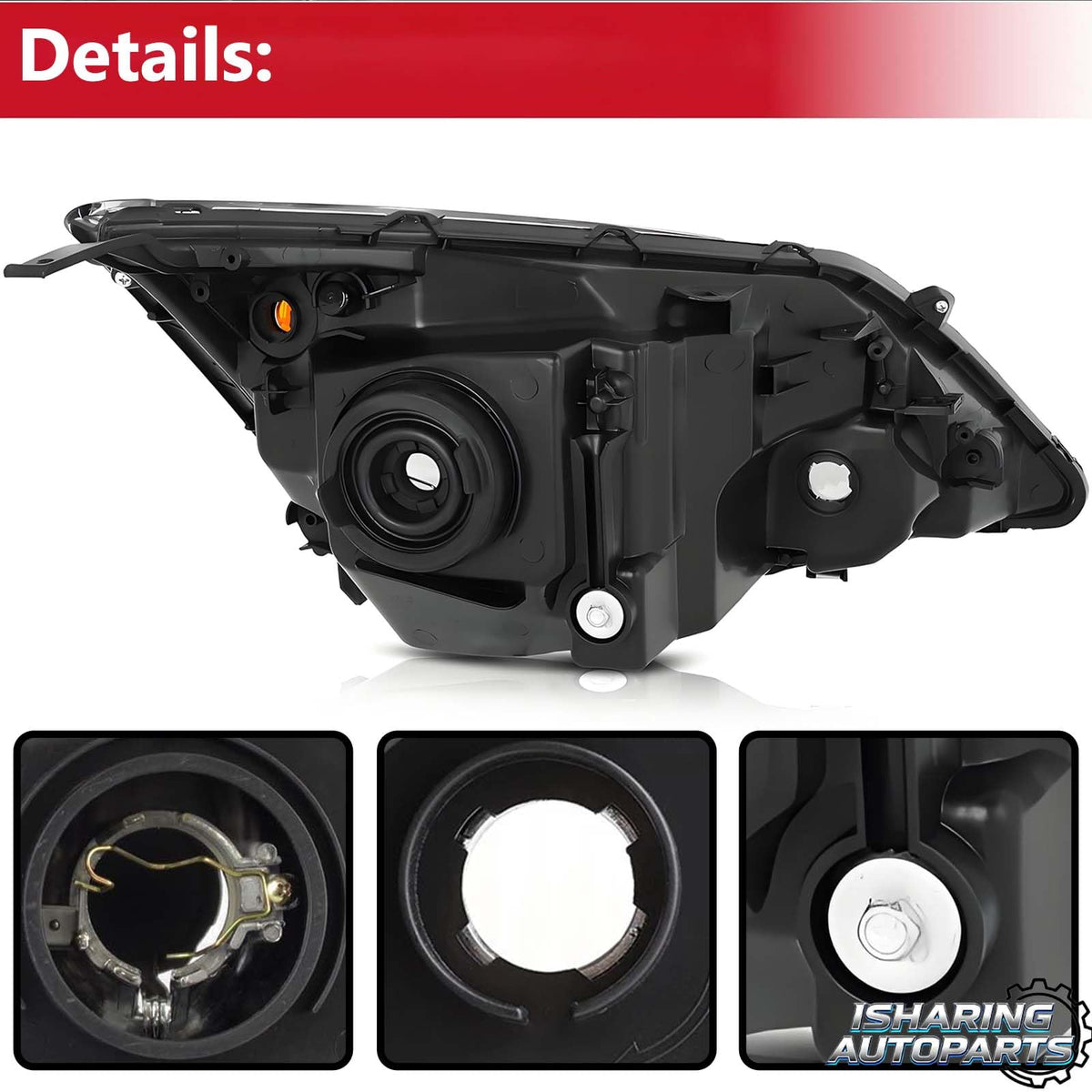 Headlights for 2007-2011 Honda CR-V Q6584