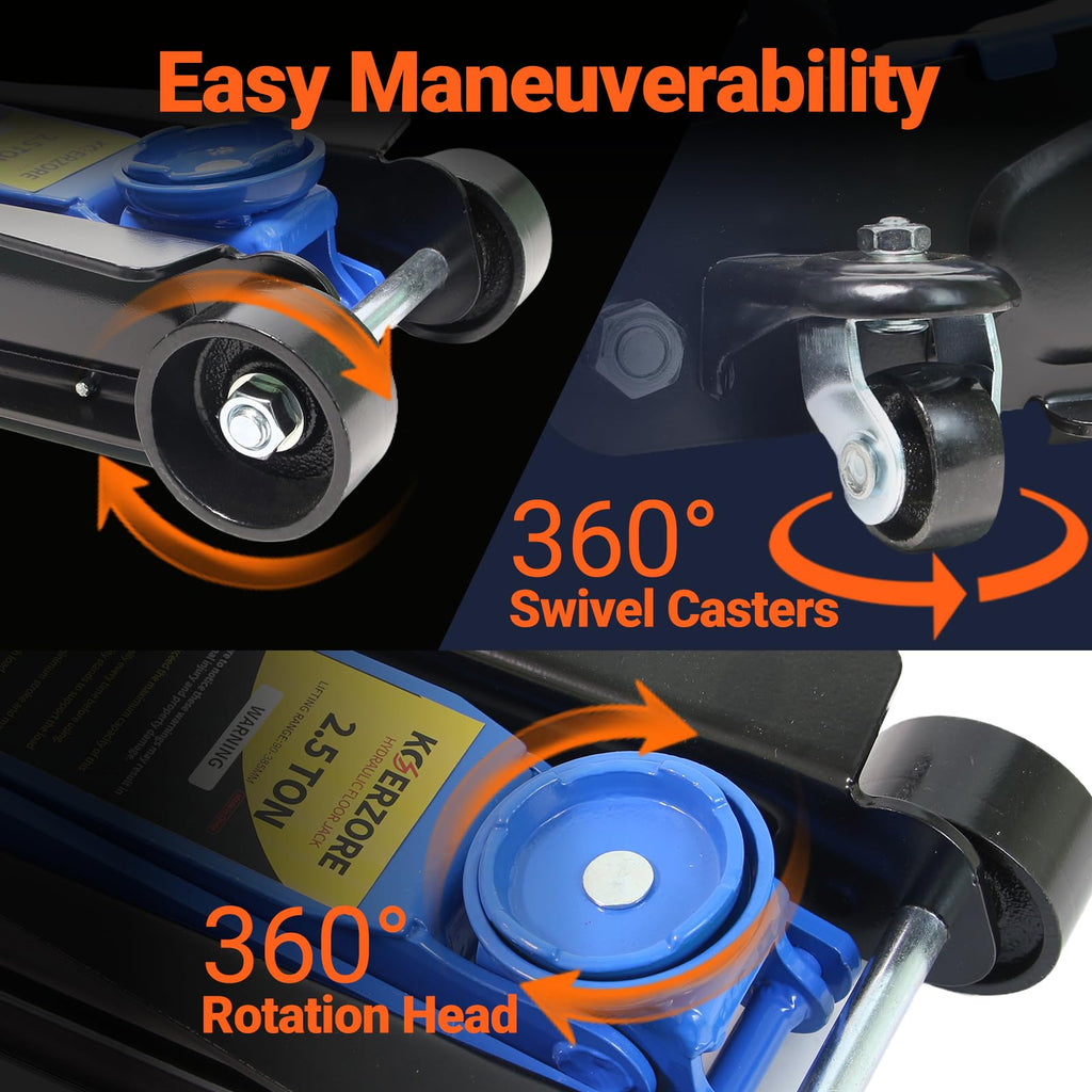 2.5 Ton Low Profile Hydraulic Floor Jack Q2448